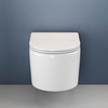 Ceramica Nova Moments CN3003 Подвесной унитаз c ультра тонким сидением и крышкой с функцией плавного закрытия, цвет: белый