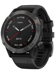 Мультиспортивные часы Garmin Fenix 6 Sapphire with Black Band