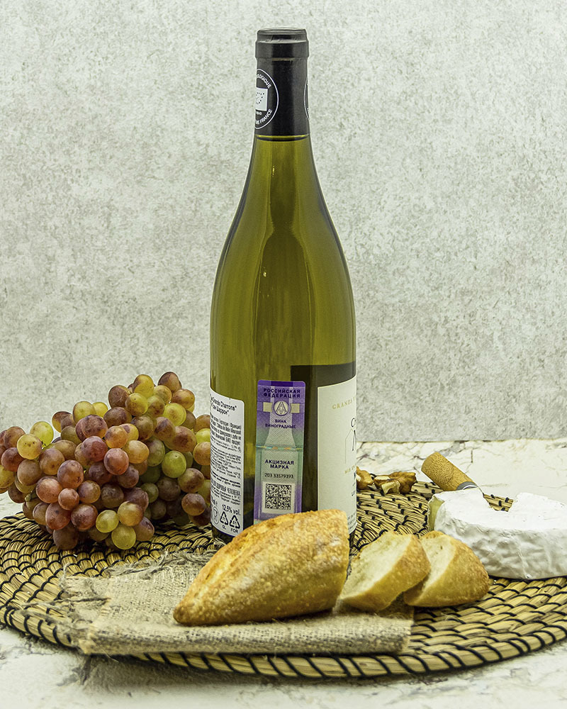 Вино Chateau De Melin Шато де Мелан Мерсо Ле Гран Шаррон Белое Сухое 2018 г.у. 12,5% 0,75 л, Франция