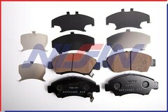 Колодки  NISSIN   NPO-102W-SA (в комплекте 6 пластин)