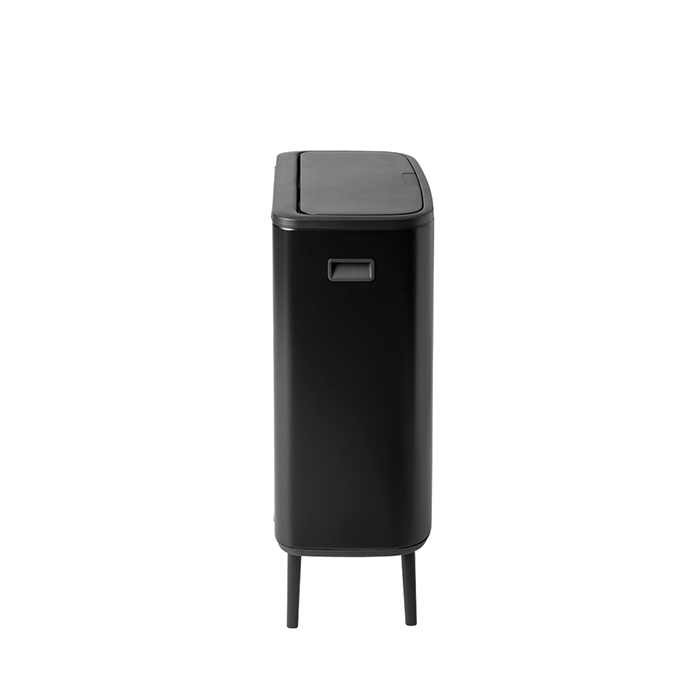 Мусорный бак Touch Bin Bo Hi (2 х 30 л), Черный матовый, арт. 130625 - фото 2