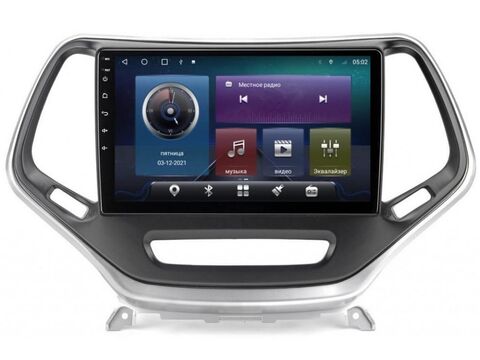 Магнитола для Jeep Cherokee (2014-2019) Android 11 4/64GB IPS DSP 4G модель CB-077TS18
