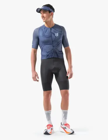 Aero SS Trisuit M Indigo Print