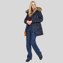 Парка Alpha Industries N-3B W Parka Rep. Blue (Синяя)