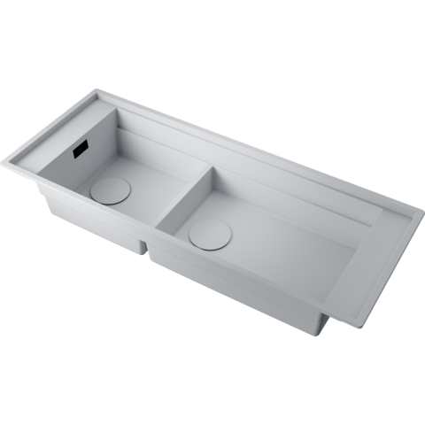 Omoikiri 4997449 Мойка Sintesi PRO 114-2-U/I-WH Artceramic/белый