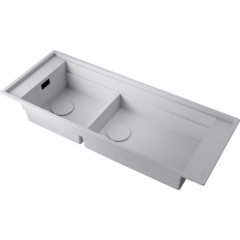 Omoikiri 4997449 Мойка Sintesi PRO 114-2-U/I-WH Artceramic/белый фото