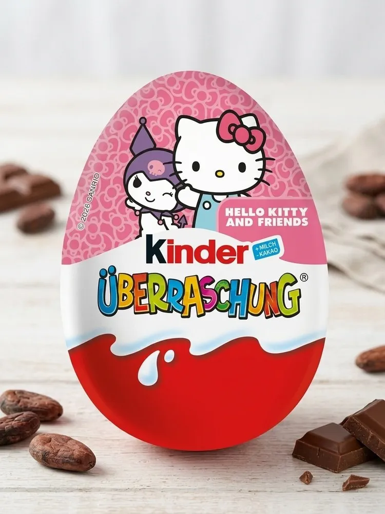 Шоколадное яйцо Kinder Surprise Hello Kitty