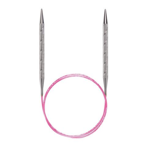 Спицы металлические круговые супергладкие addiUnicorn, №2, 80 см.