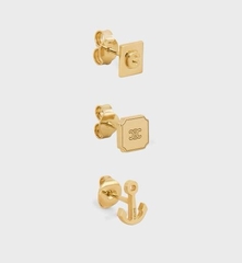 komplekt-iz-trekh-serezhek-celine-v-forme-logo-kachestvo-lux