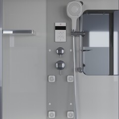 Душевая кабина Niagara Ultra NG-3170-01 (170х75х220) высокий поддон,стекло матовое