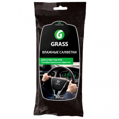 GraSS Салфетки влажные для рук (30шт)