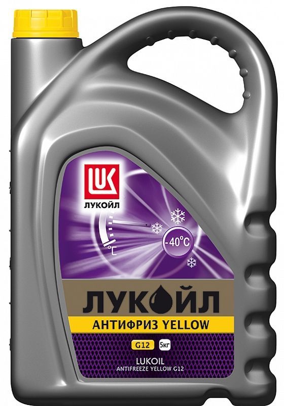Антифриз готовый Лукойл G12 Yellow желтый 5л