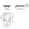 Ideal Standard Eurovit E131801 Сидение и крышка