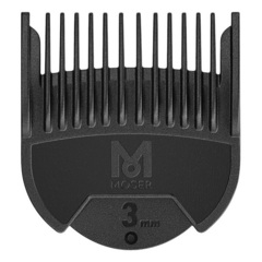 Насадка гребень пластиковая Moser 1802-7010, 3 мм, черная