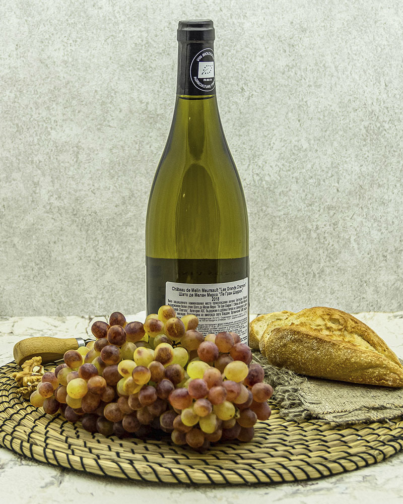 Вино Chateau De Melin Шато де Мелан Мерсо Ле Гран Шаррон Белое Сухое 2018 г.у. 12,5% 0,75 л, Франция