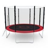 Батут с сеткой DFC PELPO 12ft с лестницей, RED фото №2