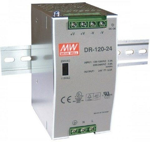Источник питания Mean Well DRH-120-24