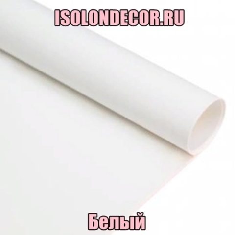 Фоамиран велюровый. Белый. Толщина 1.0мм. Лист 50х50см.