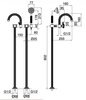 Cezares APHRODITE-VDP-03/24-M Напольный смеситель для ванны, цвет: золото
