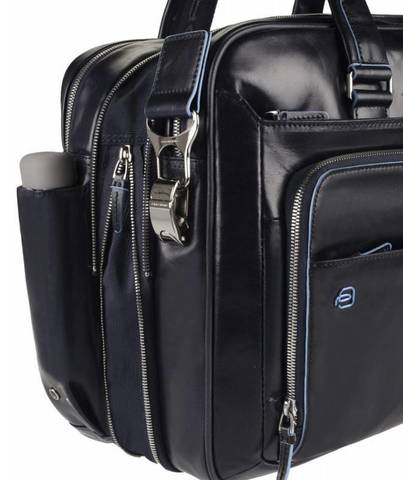 Сумка Piquadro Blue Square CA2765B2/N, чёрный, кожа натуральная
