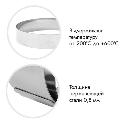 Форма для выпечки, кольцо d=16 см, h=2 см