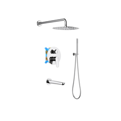 Aquatek Бетта AQ1173CR Душевая система, цвет: хром фото