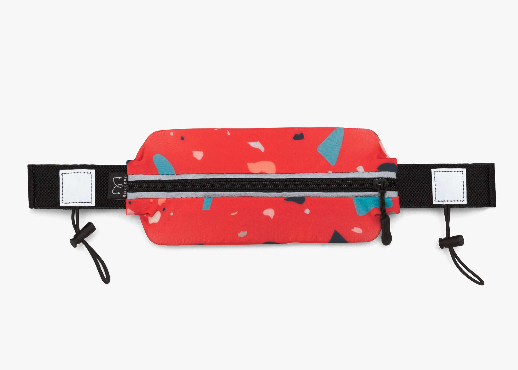 Поясная сумка для бега Enklepp Run Belt Fast red terrazzo - 2