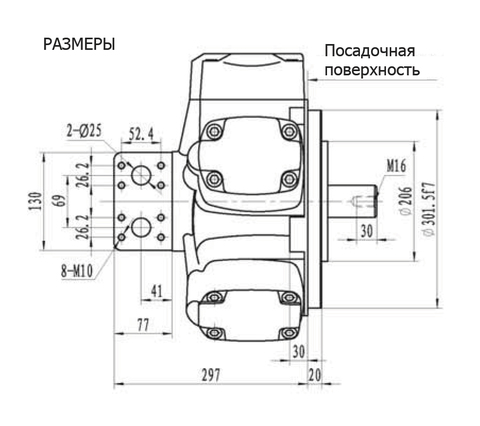 Гидромотор IPM7-1800