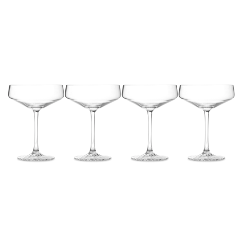 Набор бокалов для шампанского и коктейлей 4 шт 277 мл ZWIESEL GLAS Echo арт.123384
