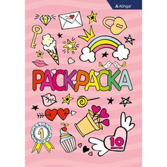 
          Раскраска А4 Alingar "Стикеры". 10 л., обложка целлюлозный картон
