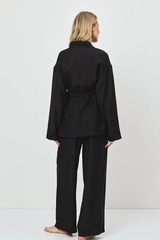 Комплект женский со штанами ARUELLE NOIR SET | Черный