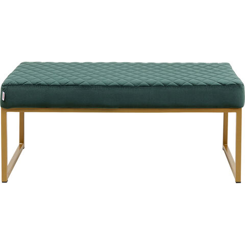 Фото: Скамья Smart Dark Green Brass 90x40 см - основной вид