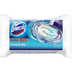 Сменный блок для унитаза гигиенический Доместос Атлантик