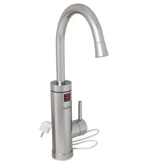 Проточный водонагреватель WH-005 нерж.корпус (3,3 кВт, УЗО) MIXLINE