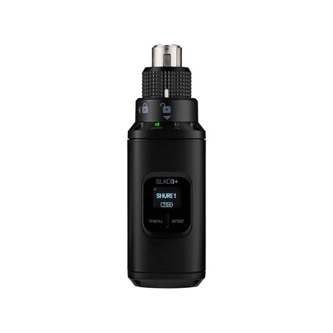 Plug-On передатчик диапазона G65 (470-606 MHz) Shure SLXD3+=-G65