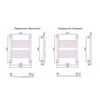 Сунержа Богема+ 00-0220-5040 Полотенцесушитель водяной 50х40 см