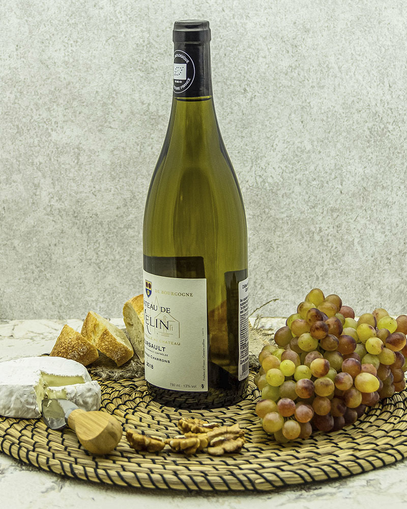Вино Chateau De Melin Шато де Мелан Мерсо Ле Гран Шаррон Белое Сухое 2018 г.у. 12,5% 0,75 л, Франция