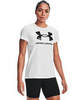 Женская спортивная футболка Under Armour UA Live Sportstyle Graphic SSC белая - 1