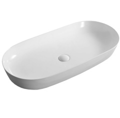 BelBagno BB1349 Раковина керамическая накладная, 81x41, цвет: белый фото