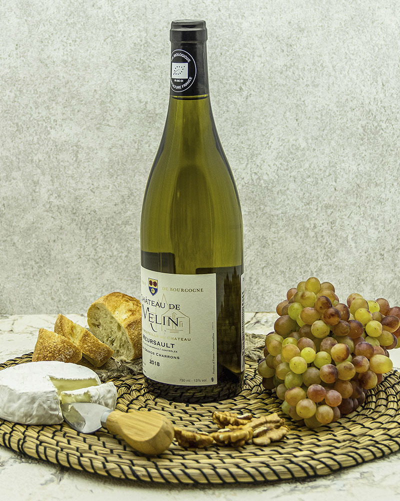 Вино Chateau De Melin Шато де Мелан Мерсо Ле Гран Шаррон Белое Сухое 2018 г.у. 12,5% 0,75 л, Франция