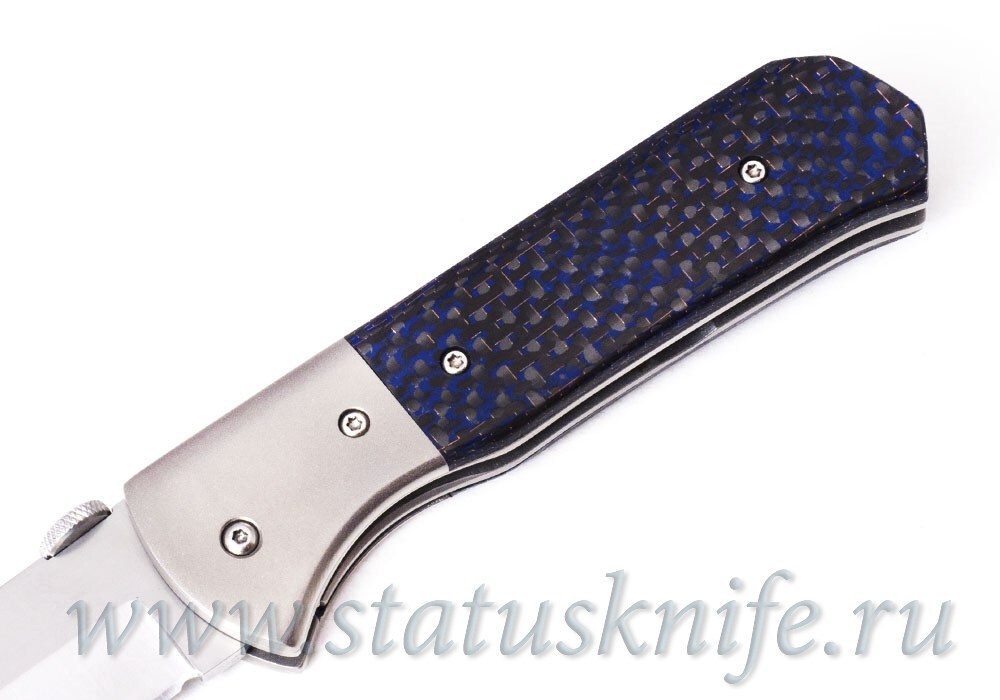 Нож Chuck Gedraitis Small Marauder CPM154 CF Blue 2014