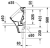 Duravit DuraStyle 2804300007 Писсуар