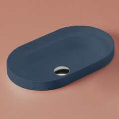 ArtCeram Fuori Scala TFL033 36 00 Раковина встраиваемая/накладная/с консолью, 58.3x36.3, цвет: чёрно-синий фото
