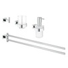 GROHE Essentials Cube 40847001 Комплект аксессуаров для ванной