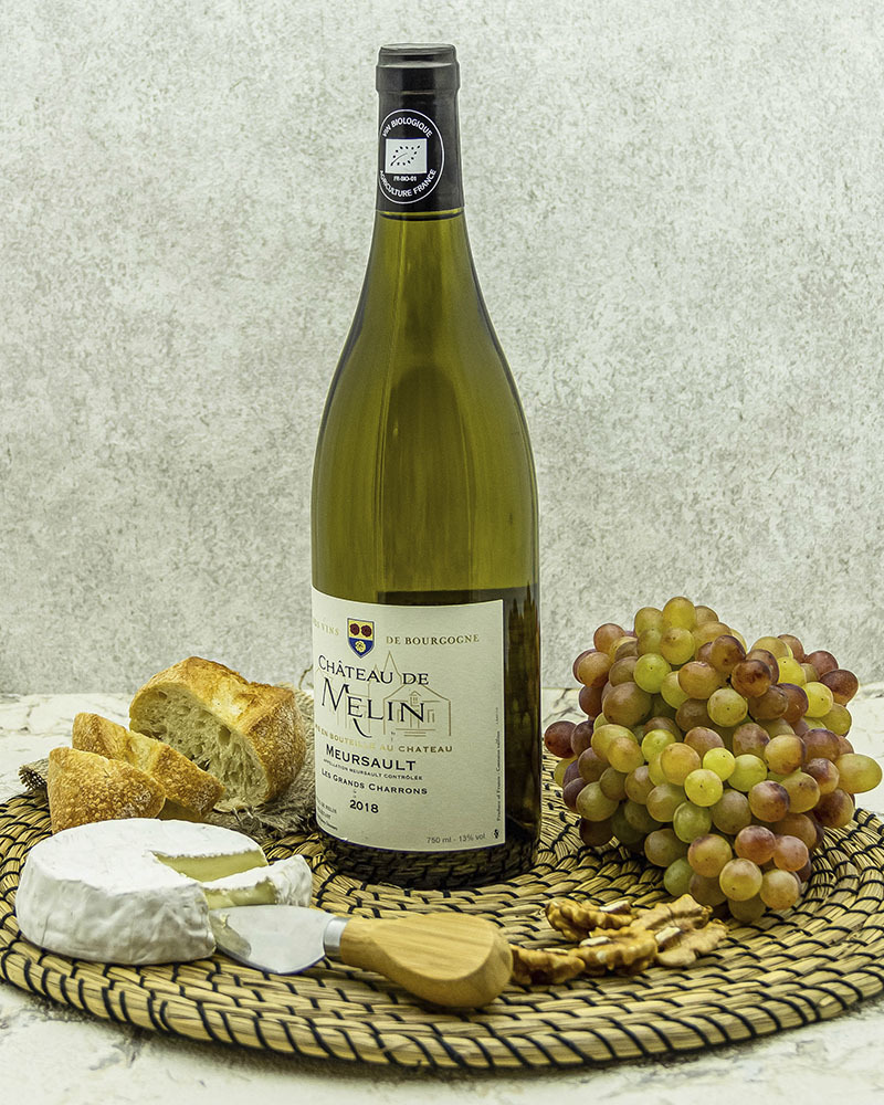 Вино Chateau De Melin Шато де Мелан Мерсо Ле Гран Шаррон Белое Сухое 2018 г.у. 12,5% 0,75 л, Франция