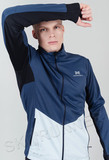 Элитный утеплённый лыжный костюм Nordski Pro Blue/Pearl Blue мужской