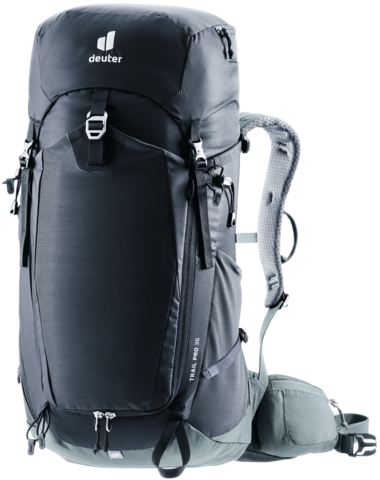 Картинка рюкзак туристический Deuter Trail Pro 36 Black-Shale - 1