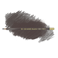 Карандаш художественный акварельный KOH-I-NOOR МОНДЕЛУС 3720, цвет 33 коричневый темный