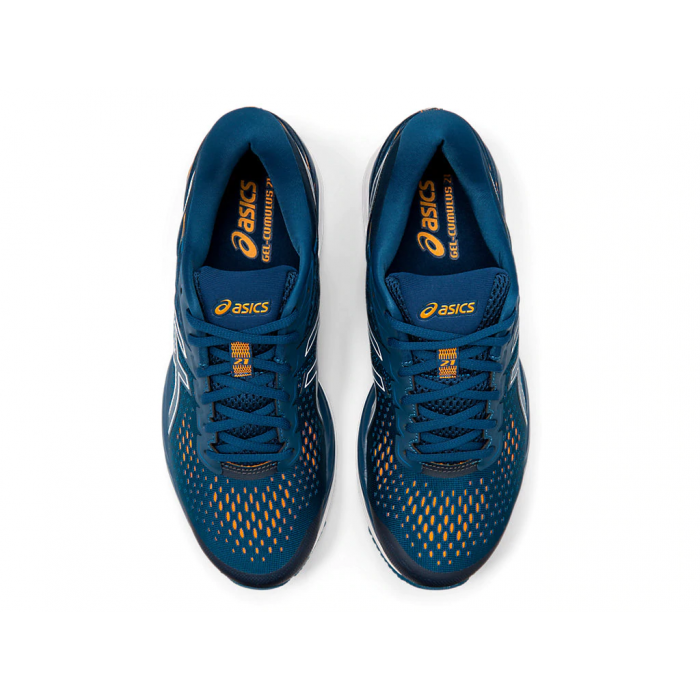 Asics Gel Cumulus 21  кроссовки для бега мужские синие - 4