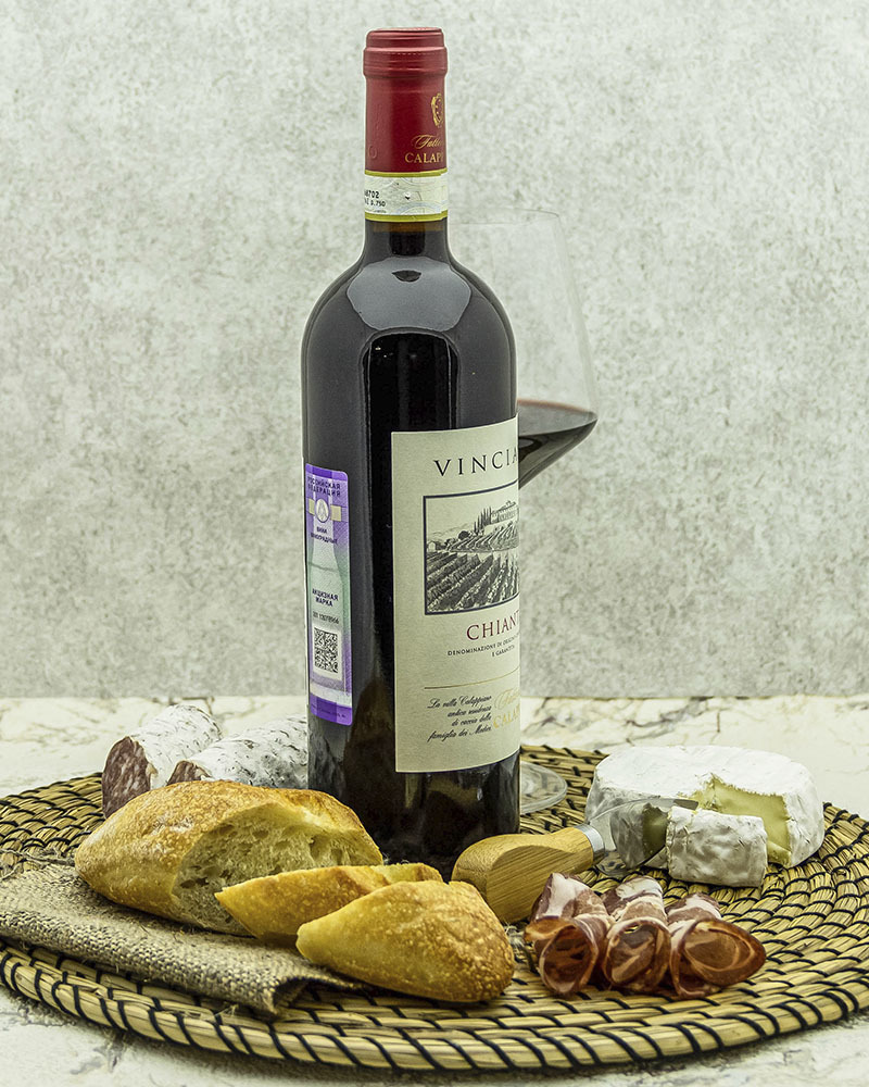 Вино Fattoria di Calappiano Кьянти Виничиано Красное Сухое 14,5% 0,75 л, Италия